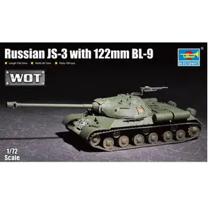 Maquette char : Russian JS-3 with 122mm BL-9 Trumpeter-TR07163 pas cher
