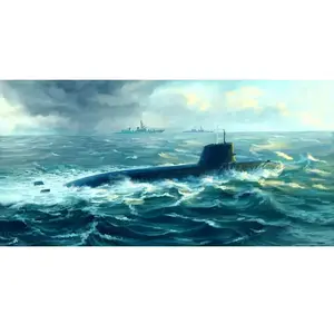 Japanese Soryu Class Attack Submarine - 1:144e - Trumpeter pas cher