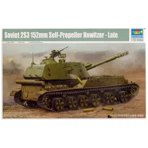 Comparateur de prix : Soviet 2s3 152mm Self-propeller Howitzer - 1:35e - Trumpeter