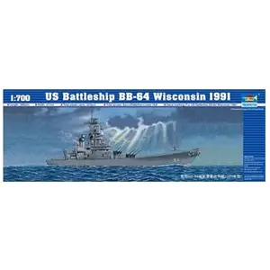Schlachtschiff Uss Wisconsin Bb-64 1991 - 1:700e - Trumpeter
