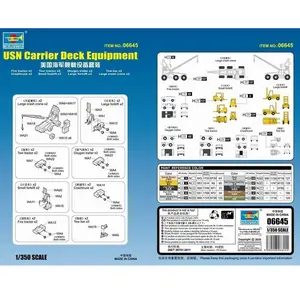 Comparateur de prix : Usn Carrier Deck Equipment - 1:350e - Trumpeter