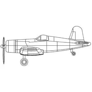 F4u-4 Corsair(pre-painted) - 1:350e - Trumpeter pas cher