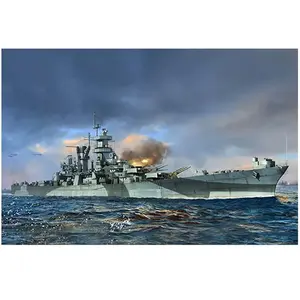 Maquette USS Alaska CB-1  1/700  - Trumpeter Maquette de bateau  - 9366738 