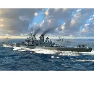 Trumpeter - Maquette Bateau USS Iowa Bb-61 06749| 1:700