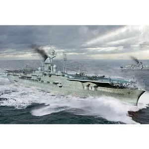 Comparateur de prix : German Navy Aircraft Carrier Dkm Peter Strasser- 1:700e - Trumpeter