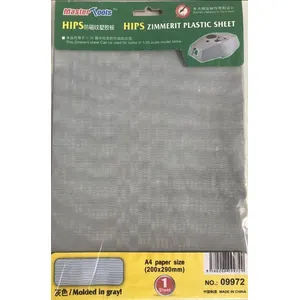 Comparateur de prix : Trumpeter Hips Zimmerit Plastic Sheet, Molded In Gray- 1:35e - Master Tools