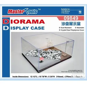 Trumpeter Sand Table Show Case 316x276x136mm - Master Tools pas cher