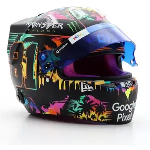 1/5 Casque Oscar Piastri - Mclaren Formule 1 Team - Gp Miami 2024
