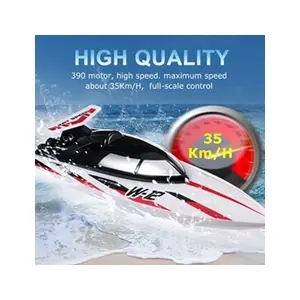 Comparateur de prix : WLtoys WL912-A 35KM / H 2.4G haute vitesse RC bateau télécommande joue...