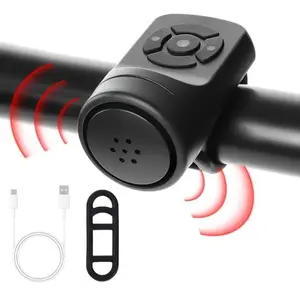ODIPIE Sonnette vélo électronique 4 modes klaxon puissant IPX4 waterpr... pas cher