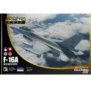 Maquette F-16A MLU Block 20 -Gold S  1/48  - Kinetic Maquette d'avion  - 5348100 