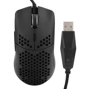 HXSJ Souris J900 de Jeu Filaire à Trou 6-Touche Éclairage RVB pas cher