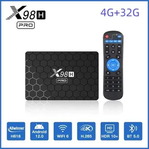 LPNOVE Android 12 Smart TV Box X98H Pro 4GB 32GB Allwinner H618 Dual W...Vendu parcdiscount