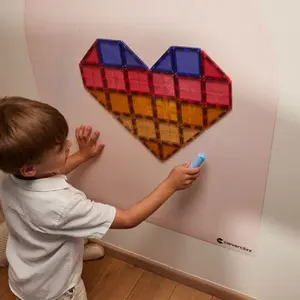 Cleverclixx Sticker mural magnétique Dream Pink pas cher