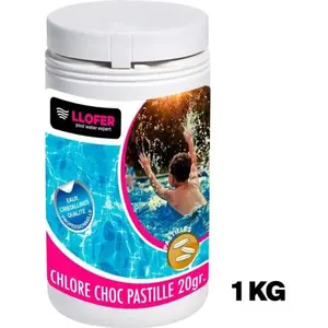 1KG CHLORE CHOC PASTILLES DE 20GR.Vendu parcdiscount