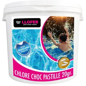 5KG CHLORE CHOC PASTILLES DE 20GR.Vendu parcdiscount