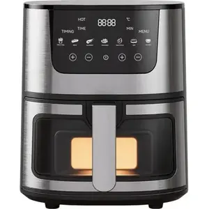 OEM Friteuse à air chaud, capacité 5L, cuisson à convection, gris clai... pas cher