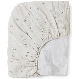 Babyshower Drap housse Cherries (60 x 120 cm) pas cher