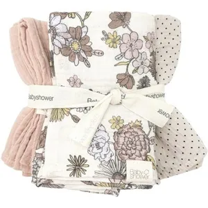 Comparateur de prix : Babyshower Lot de 3 langes Bardot (70 x 70 cm)