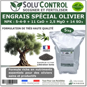 Comparateur de prix : Tout Pour Les Nuisibles - ENGRAIS Spécial OLIVIER 5 kg - SoluControl