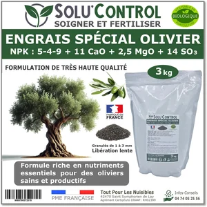 Comparateur de prix : Tout Pour Les Nuisibles - ENGRAIS Spécial OLIVIER 3 kg - SoluControl
