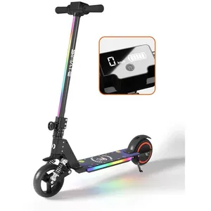 Trottinette électrique SIMATE S5 Lumière LED Ambiance Double Absorptio... pas cher
