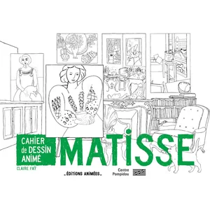 Editions Animees Cahier de dessin animé - Matisse pas cher