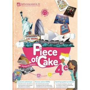 Anglais 4e - Piece of Cake  Lelivrescolaire.fr (Auteur)
