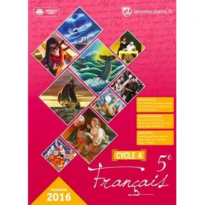 Comparateur de prix : Lelivrescolaire.fr français 5e cycle 4 : manuel élève hussherr, cécile