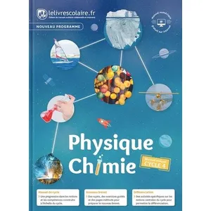 Comparateur de prix : Lelivrescolaire.fr Physique chimie cycle 4 : manuel unique : nouveau programme
