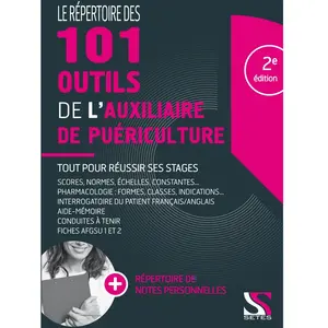 Setes Le Répertoire Des 101 Outils De L'auxiliaire De Puériculture pas cher