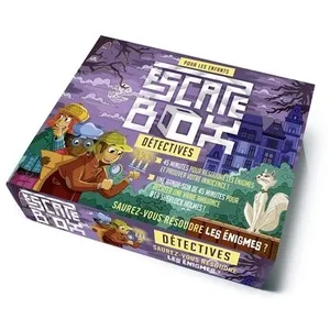 Comparateur de prix : Escape Box Détectives - Escape game enfant de 2 à5 joueurs - De 8 à 12...