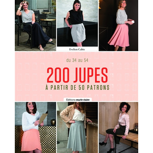 Comparateur de prix : Marie Claire 200 Jupes À Partir De 50 Patrons - Tailles 34 À 54 - Avec Patrons