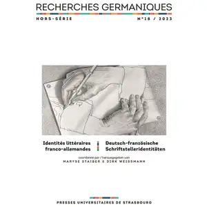 PU STRASBOURG Identités littéraires franco-allemandes pas cher
