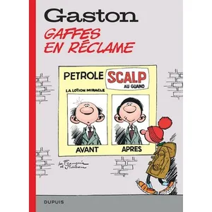 Dupuis Gaston : Gaffes en réclame...Ou quand Lagaffe se lance dans la pub pas cher