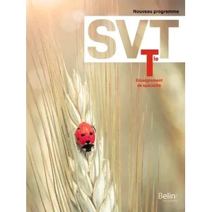 Comparateur de prix : Belin Éducation SVT Terminale