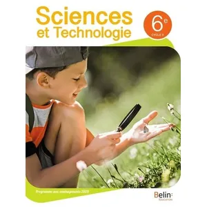 ISBN Sciences et technologie 6e manuel pas cher