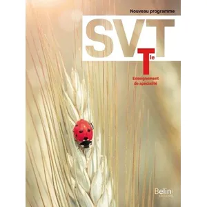 Belin Éducation SVT Terminale