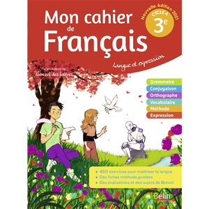 ISBN Mon cahier de francais 3e pas cher