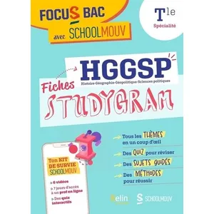 ISBN Focus Bac Fiches HGGSP (Terminale Spécialité) pas cher