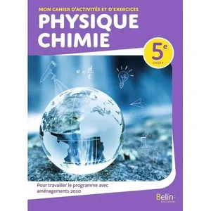 ISBN Mon cahier d'activités et d'exercices Physique-Chimie 5e