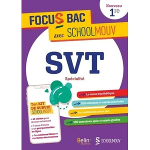 Comparateur de prix : ISBN FOCUS BAC SVT Spécialité Première