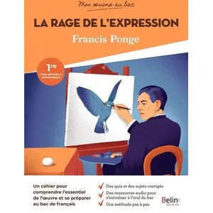 Comparateur de prix : ISBN Mon oeuvre au bac - Francis Ponge, La Rage de l'expression (Broché)