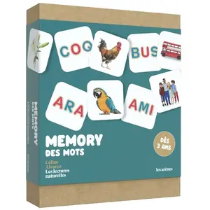 Boîte Memory des mots - Céline Alverez Les lectures naturelles (Broché)