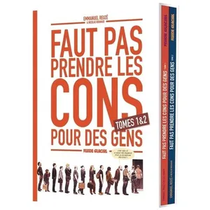 Comparateur de prix : Fluide Glacial-Audie Faut pas prendre les cons pour des gens - Coffret tome 01 et 02