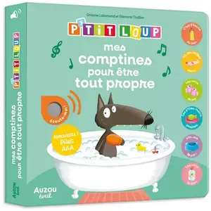 Comparateur de prix : Auzou Éditions P'tit Loup : Mes comptines pour être tout propre