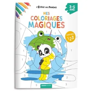 Auzou Éditions L'école des pandas : mes coloriages magiques : les chiffres pas cher