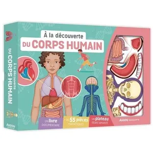 Auzou Éditions A la decouverte du corps humain Adèle Pedrola (Auteur), Amandine Wanert (Illustration) pas cher