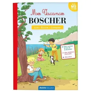 Comparateur de prix : Auzou Éditions Mes vacances boscher - de la ms à la gs - cahier de vacances 2024