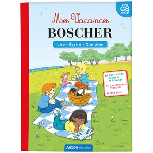 Comparateur de prix : Auzou Éditions Mes vacances boscher - de la gs au cp - cahier de vacances 2024